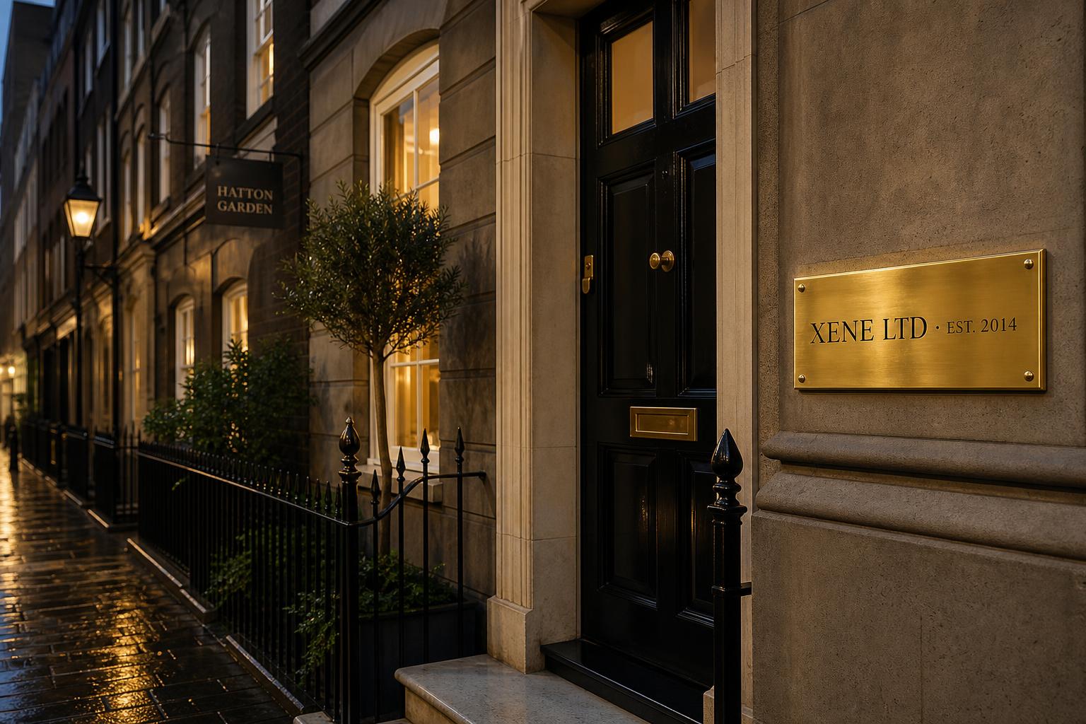 The Xene Ltd office at 48 Hatton Garden, London.